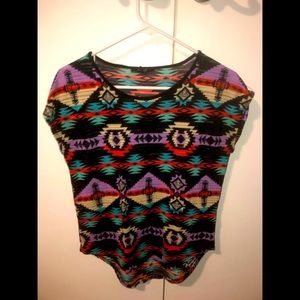 Forever 21: Aztec Patterned Blouse